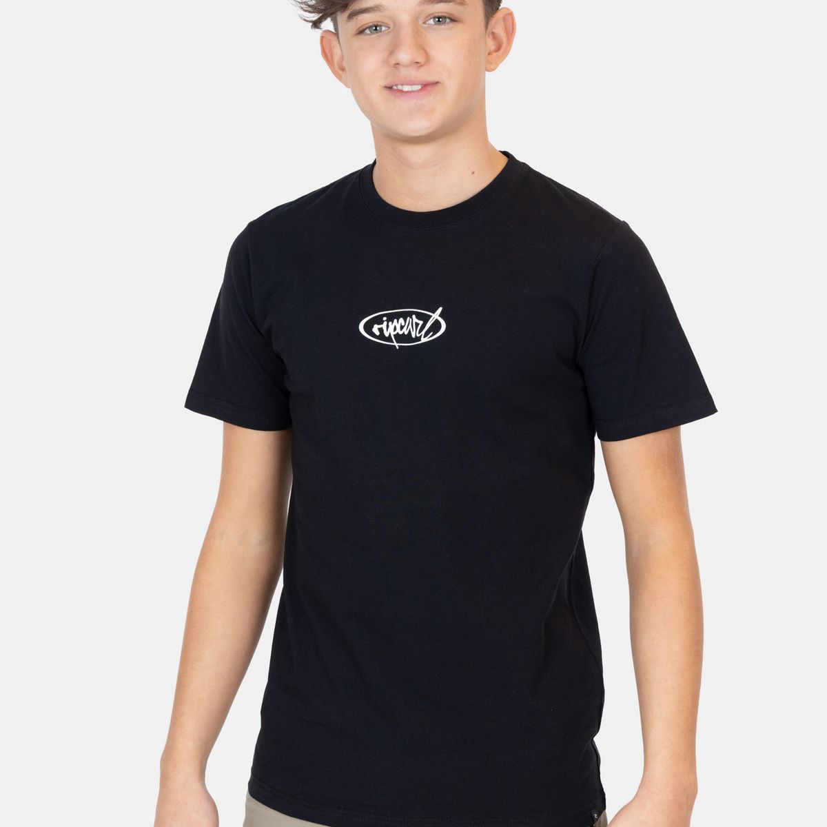 RIP CURL - Polera MC Earthline Negro Infantil Rip Curl - Negro