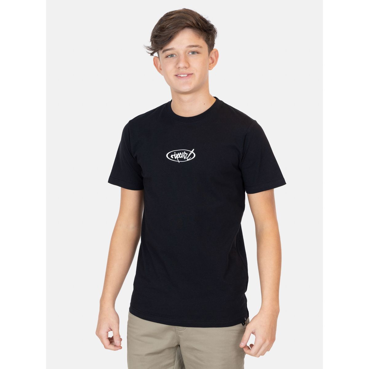 RIP CURL - Polera MC Earthline Negro Infantil Rip Curl - Negro