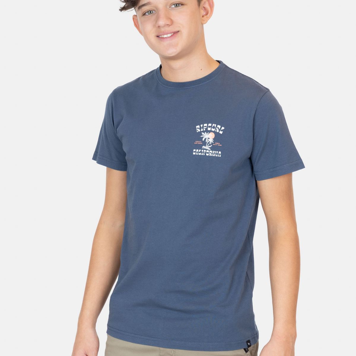 RIP CURL - Polera MC Saltline Azul Infantil Rip Curl - Azul