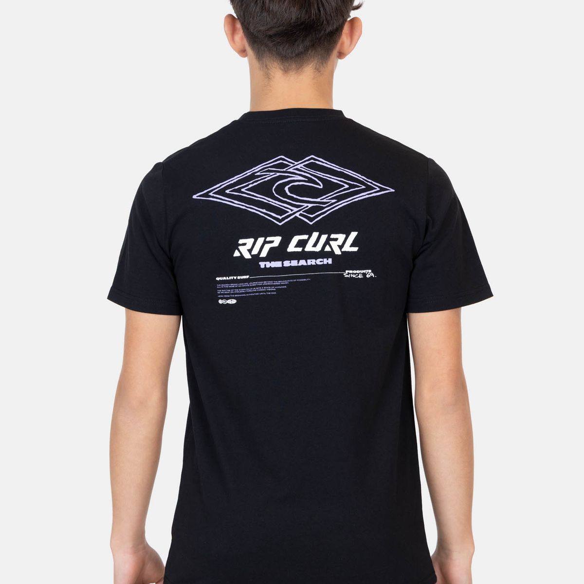 RIP CURL - Polera MC Nightwave Negro Infantil Rip Curl - Negro