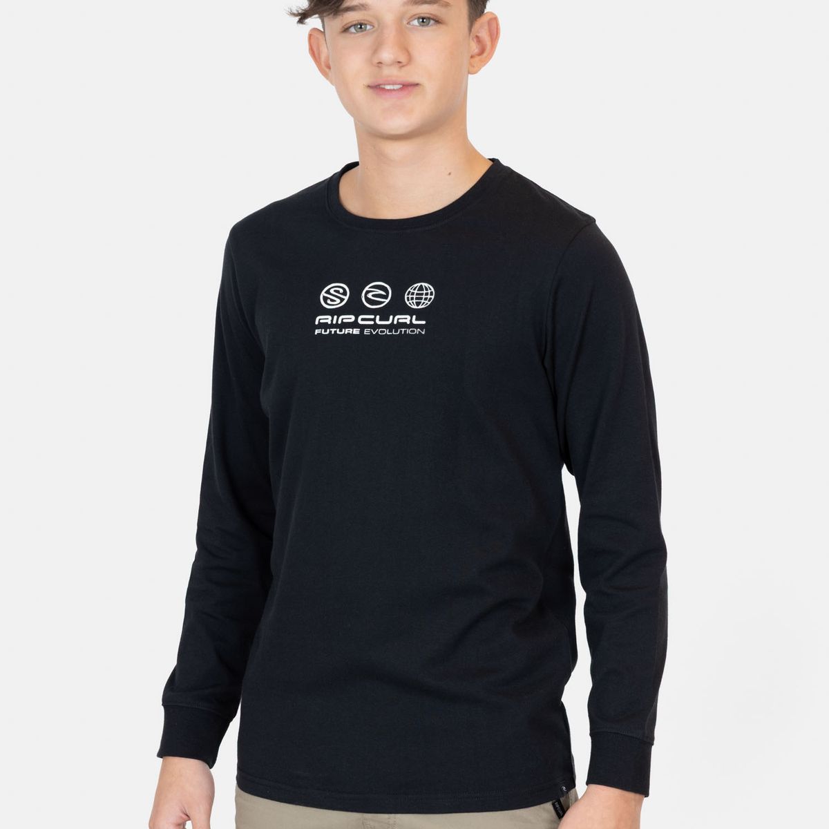 RIP CURL - Polera ML Sunset Negro Infantil Rip Curl - Negro