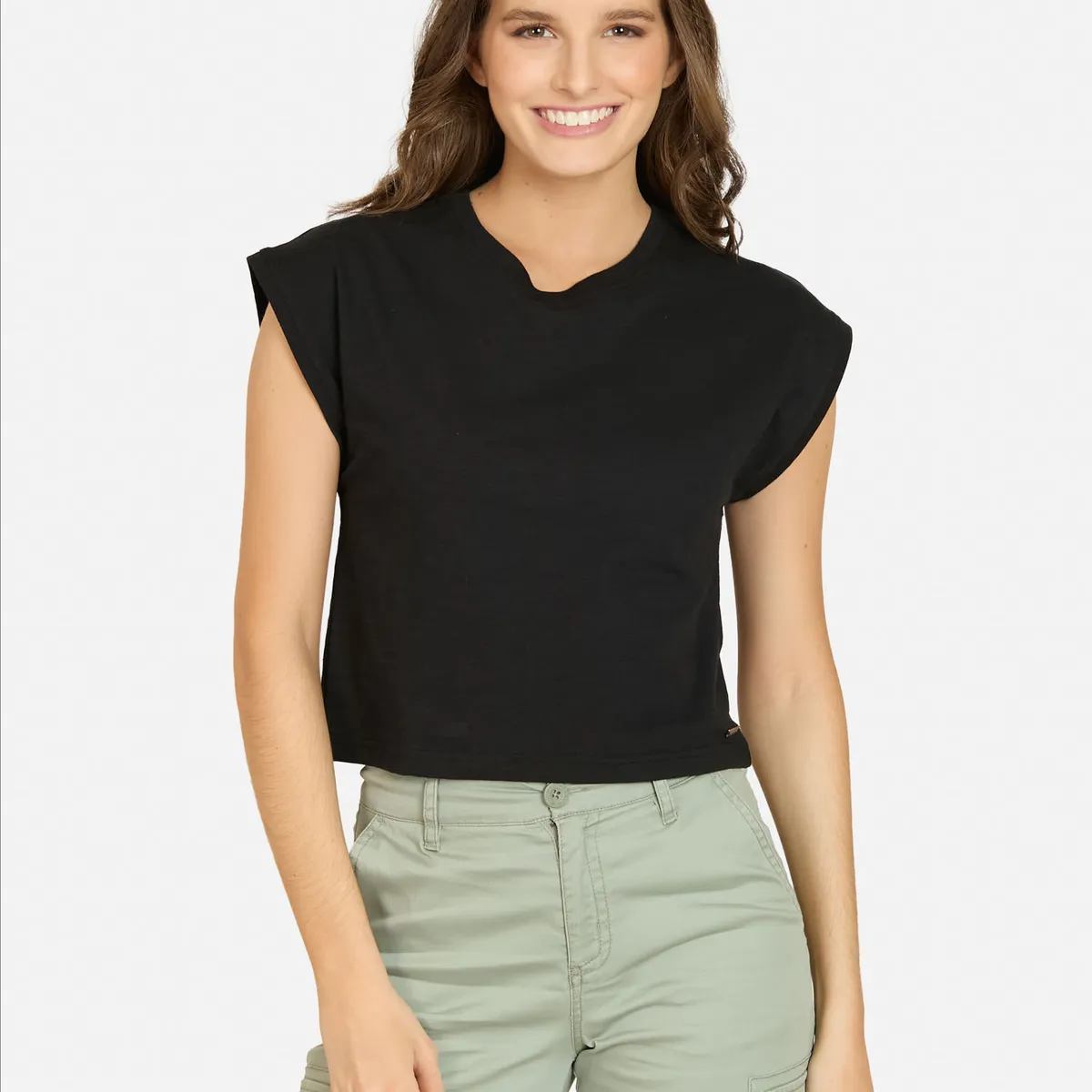 MAUI AND SONS - Polera MC Zafina Negro Mujer Maui And Sons - Negro