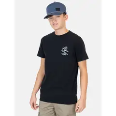 RIP CURL - Polera MC Surftrip Negro Infantil - Negro