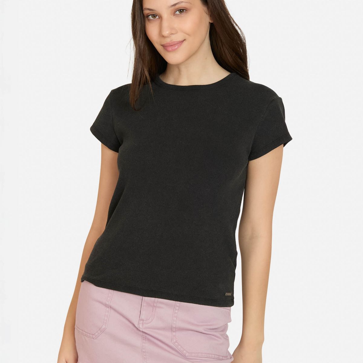 MAUI AND SONS - Polera MC Velanna Negro Mujer Maui And Sons - Negro