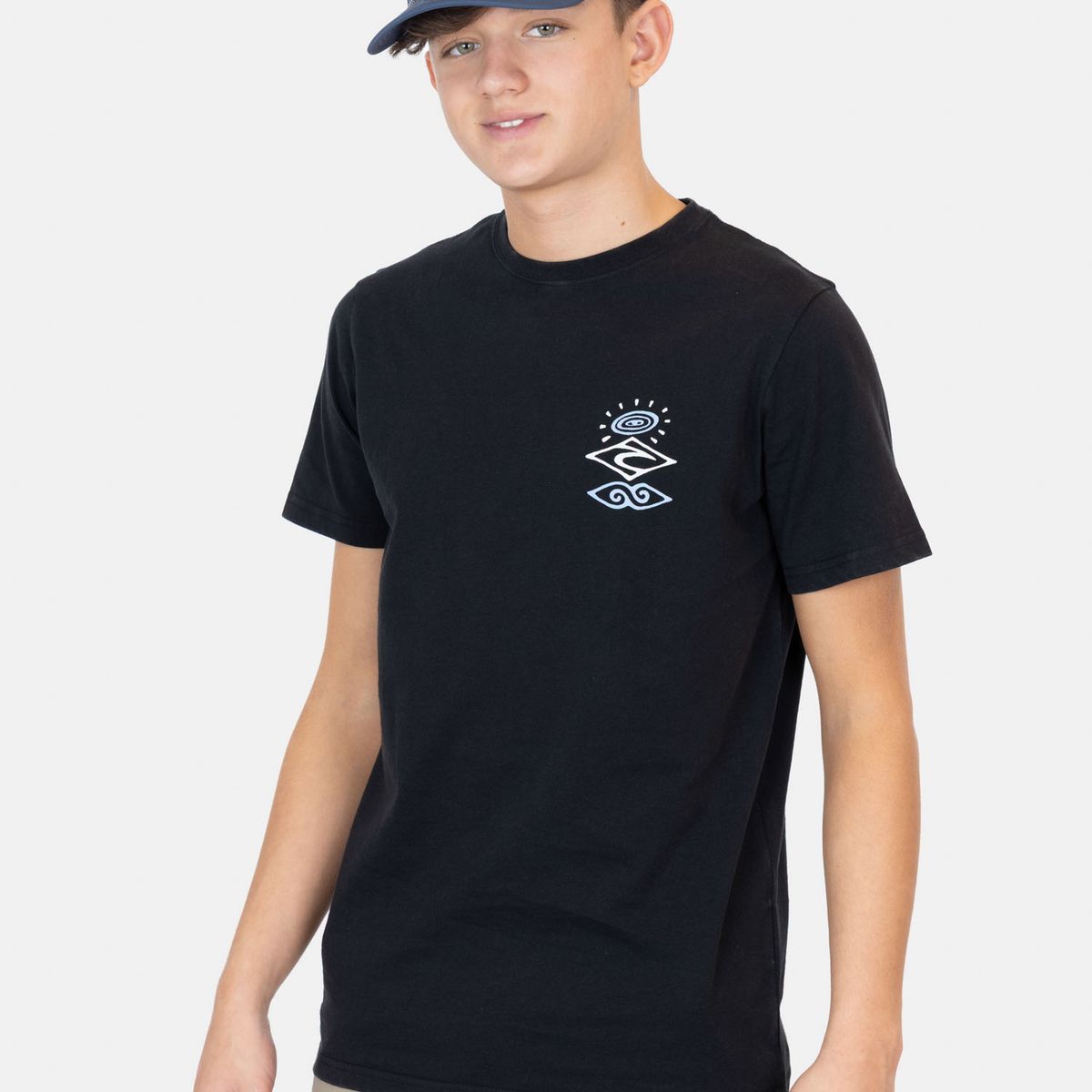 RIP CURL - Polera MC Surftrip Negro Infantil Rip Curl - Negro