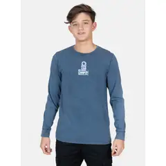 RIP CURL - Polera ML Sunset Azul Infantil - Azul