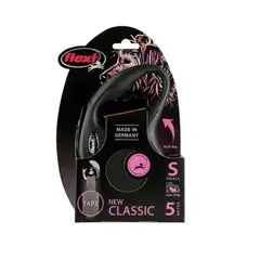 FLEXI - Correa Retráctil Para Perro Talla S Max15kg Negro