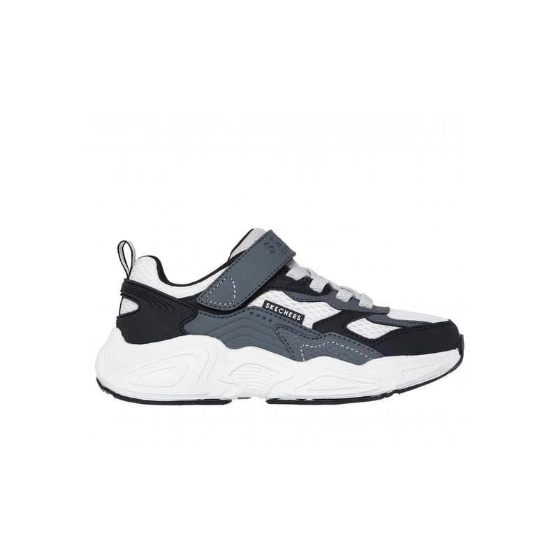 SKECHERS - Zapatillas Niño Mega-Craft 4K Gris BK Skechers
