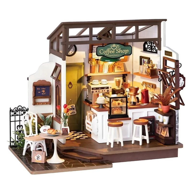 ROBOTIME - Café N17 Coffee Shop Miniatura Puzzle 3d Robotime