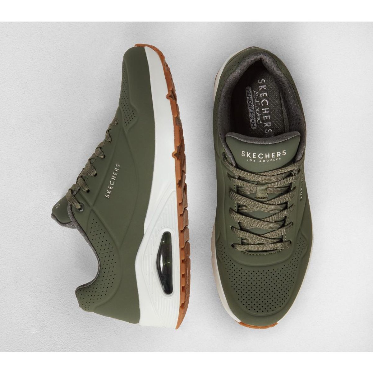 SKECHERS - Zapatillas Hombre Uno Stand On Air Verde OL Skechers