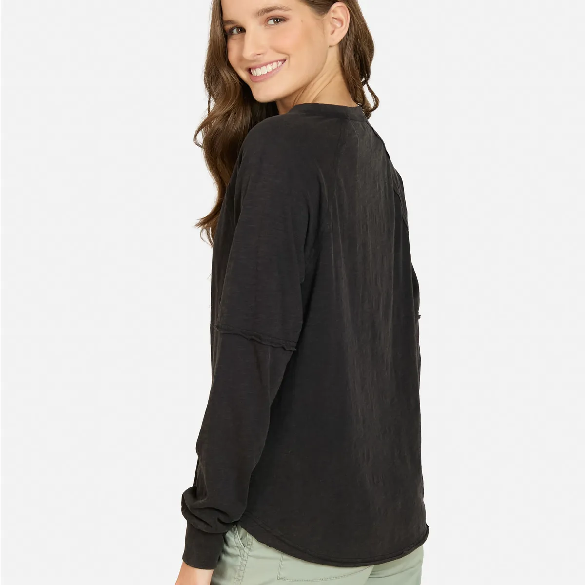 MAUI AND SONS - Polera ML Zephira Negro Mujer Maui And Sons - Negro