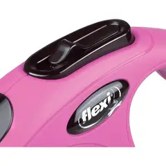 FLEXI - Correa Retráctil Para Perro Classic Talla S Rosa