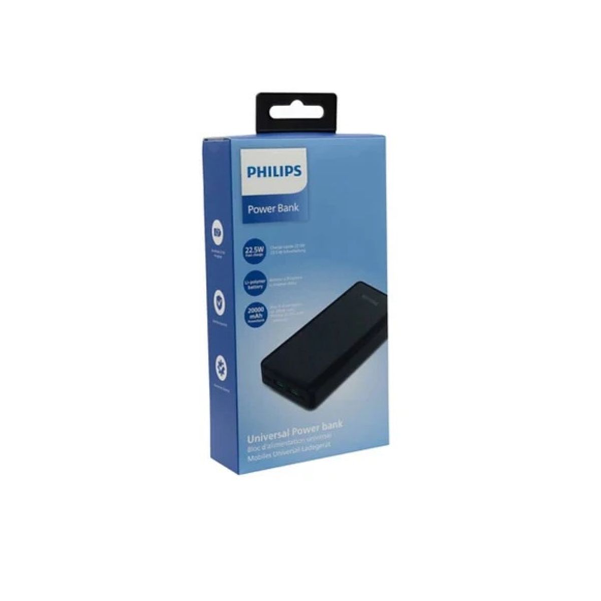 PHILIPS - Power Bank Philips 74WH 20000Mah Carga Rapida DLP1720CB