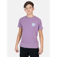 RIP CURL - Polera MC Lowride Burdeo Infantil - Burdeos