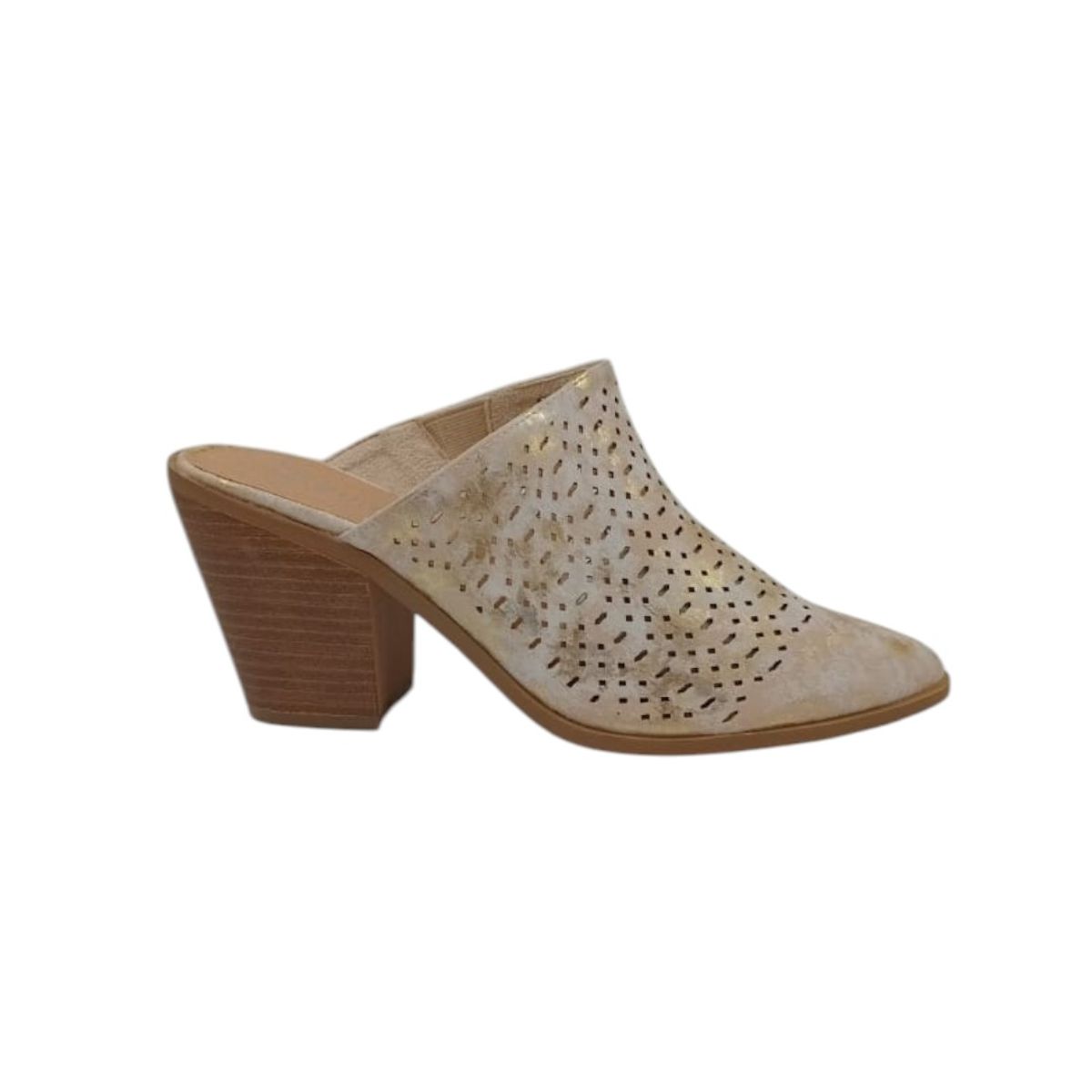 HERIEL - Zapato Beige Taco Mujer