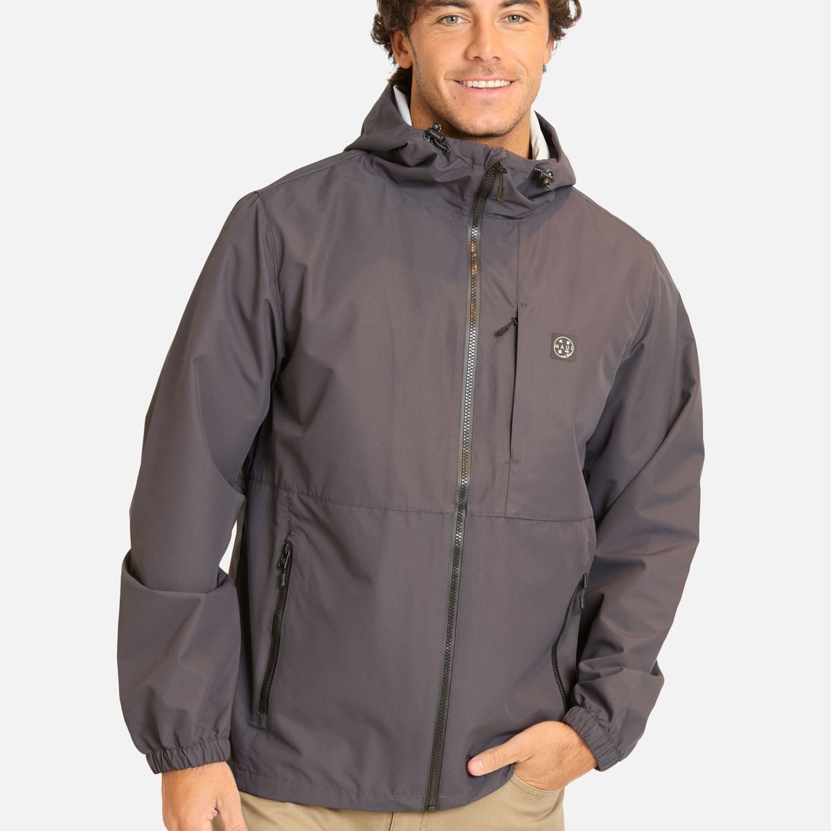 MAUI AND SONS - Cortaviento Elakai Gris Hombre Maui And Sons - Gris