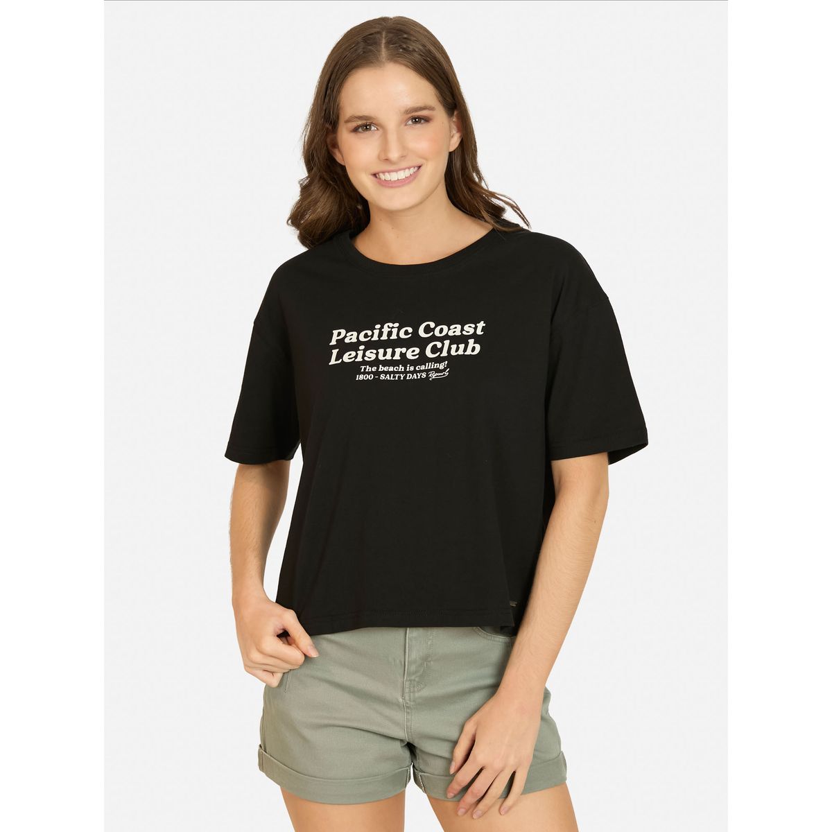 RIP CURL - Polera MC Sunsetmax Negro Mujer Rip Curl - Negro