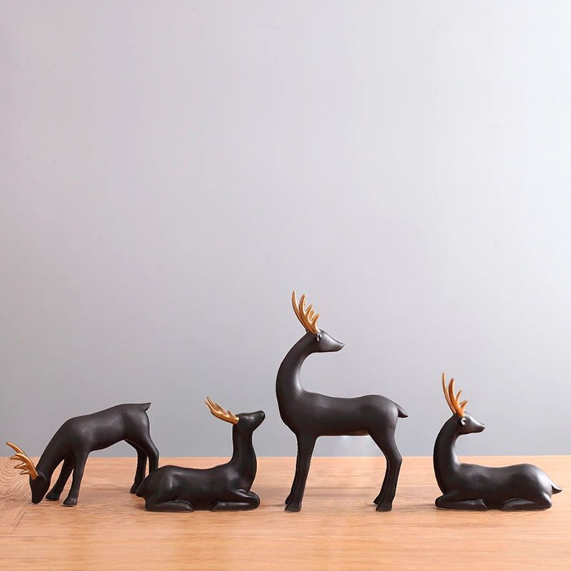 RE DECORA - Escultura Ciervo Ember A