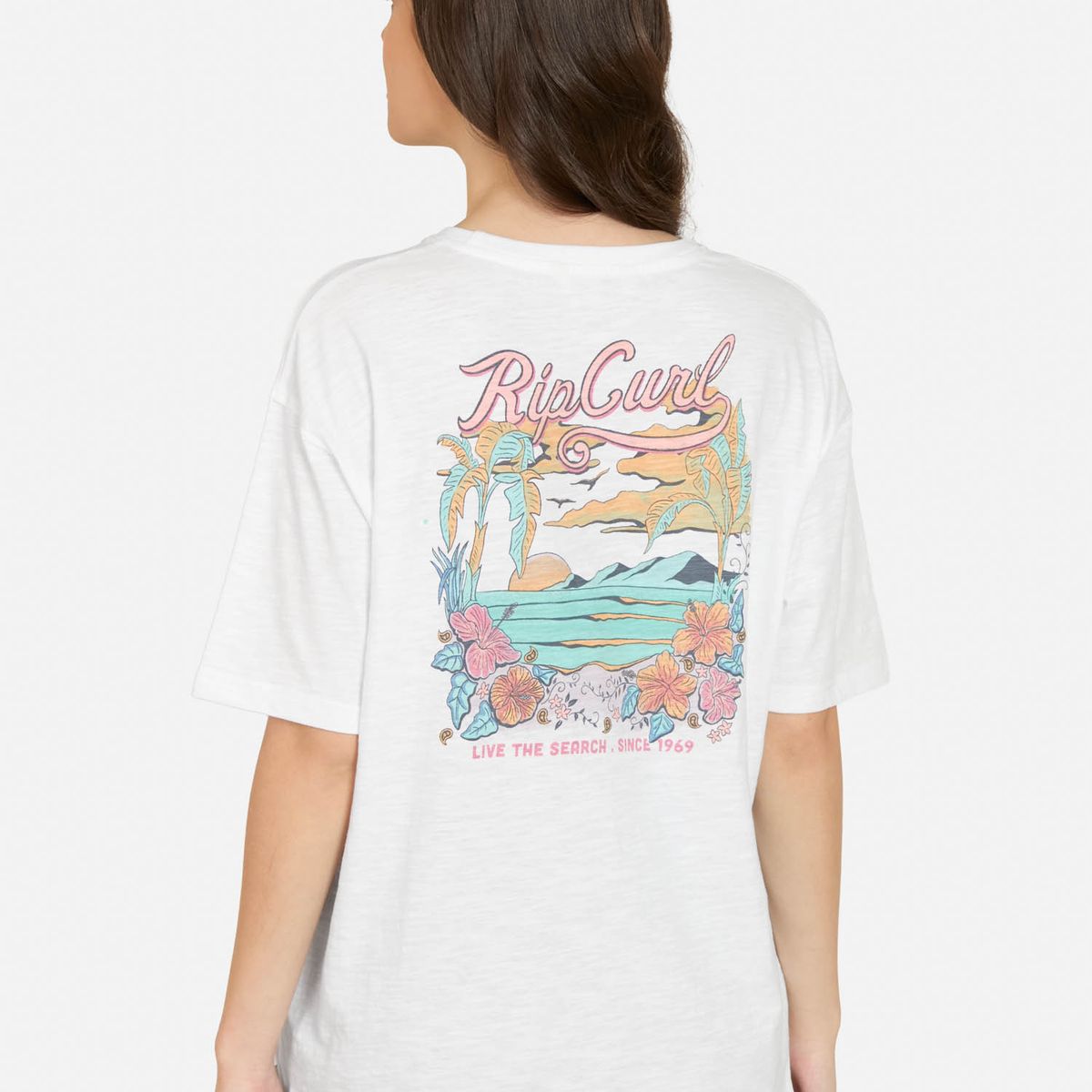 RIP CURL - Polera MC Saltmind Blanco Mujer Rip Curl - Blanco