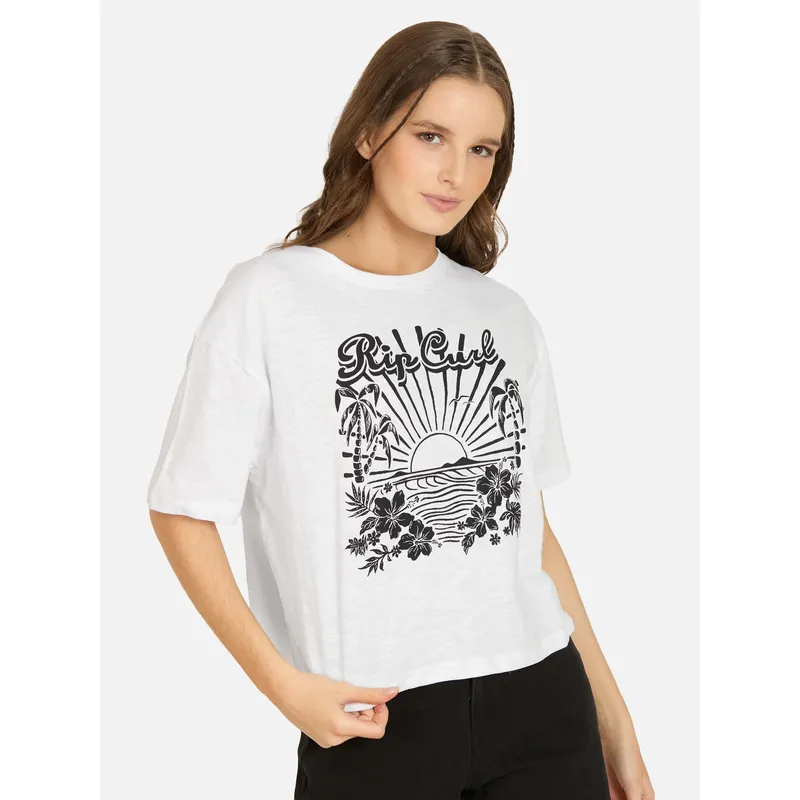 RIP CURL - Polera MC Surfsoul Blanco Mujer Rip Curl - Blanco