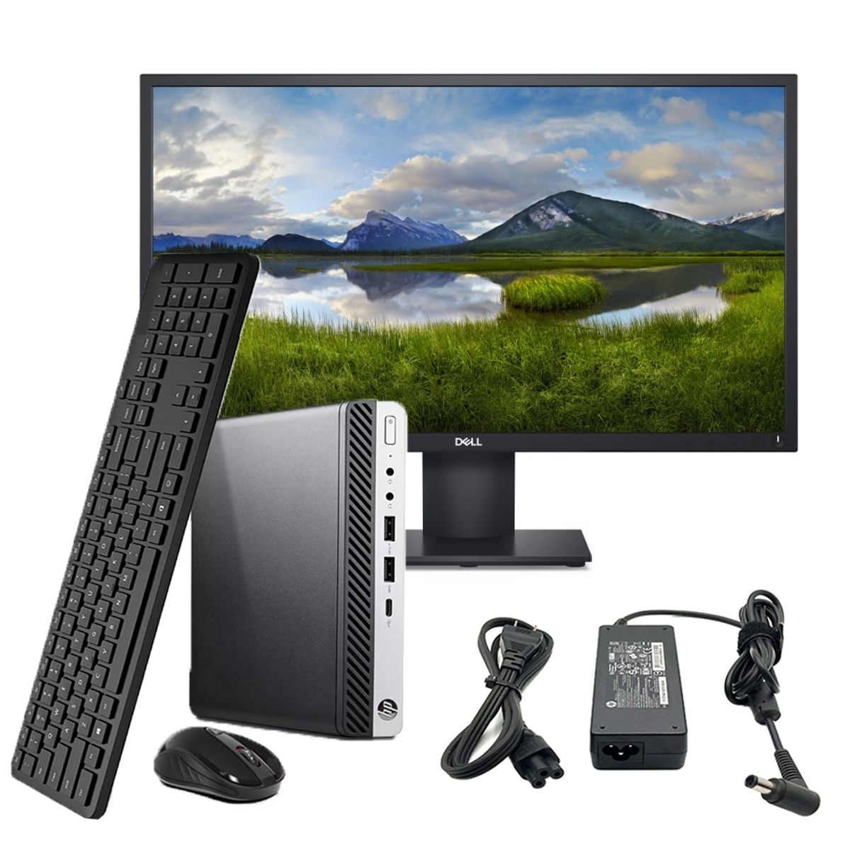 HP - KIT MONITOR 24 + CPU HP 800G3 MINI CORE I5 - 8GB RAM - 256GBSSD Reacondicionado