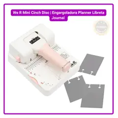GENERICO - We R Mini Cinch Disc Engargoladora Planner Libreta Journal