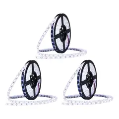GENERICO - 3 Cintas Led 12V 14W 5050 IP20 60Led/m 5mt Luz Fría