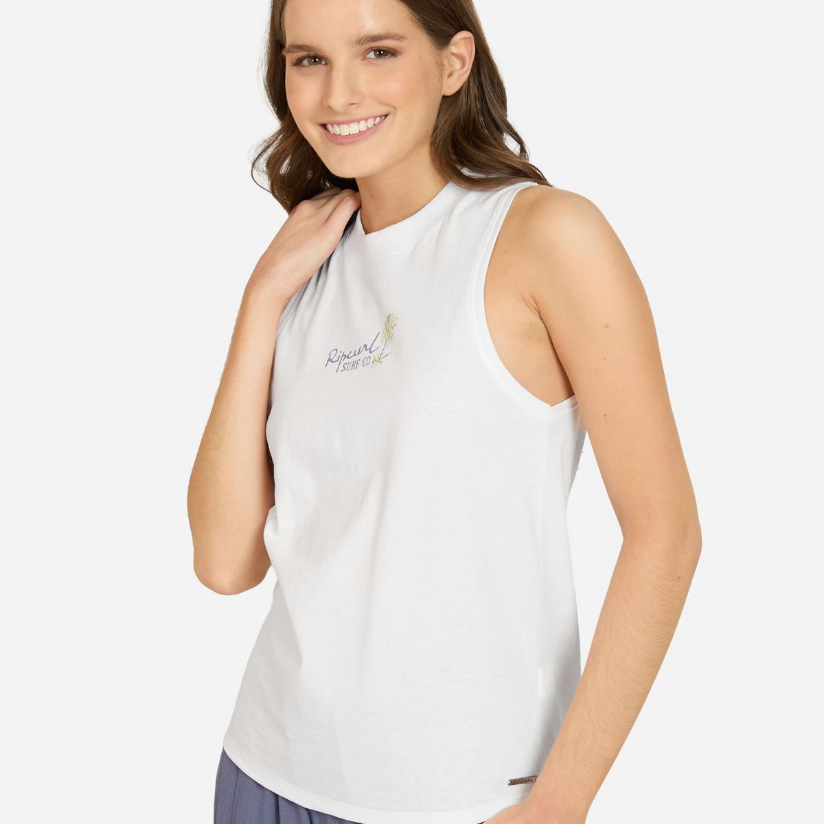 RIP CURL - Polera MC Waterzone Blanco Mujer Rip Curl - Blanco