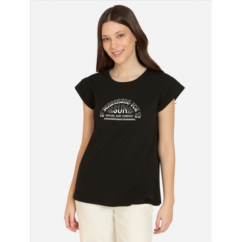 RIP CURL - Polera MC Seazone Negro Mujer Rip Curl - Negro