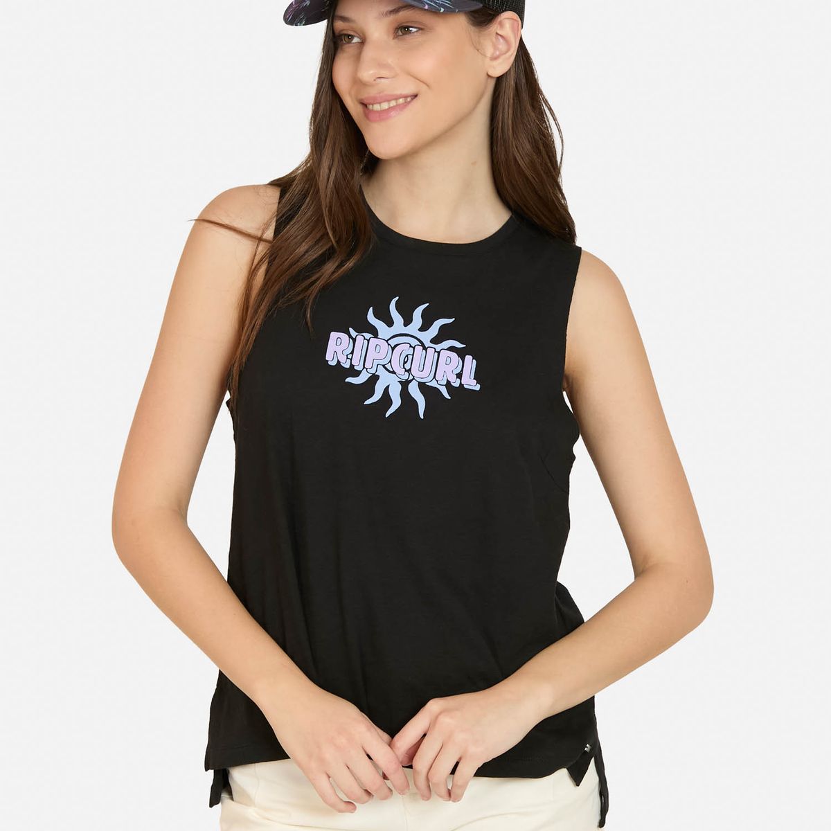 RIP CURL - Polera MC Jetmind Negro Mujer Rip Curl - Negro