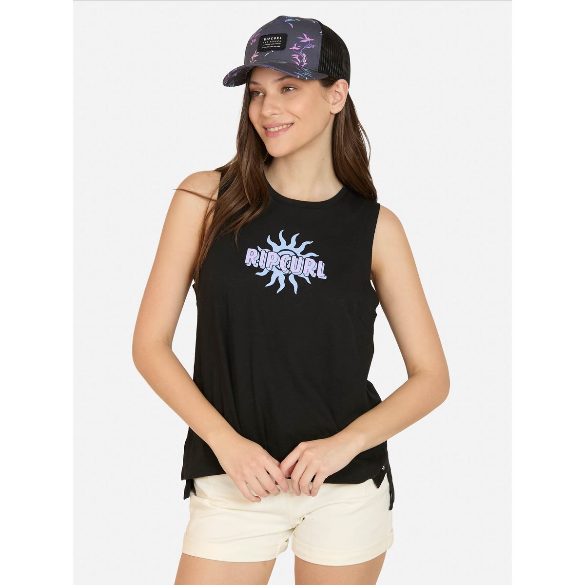 RIP CURL - Polera MC Jetmind Negro Mujer Rip Curl - Negro