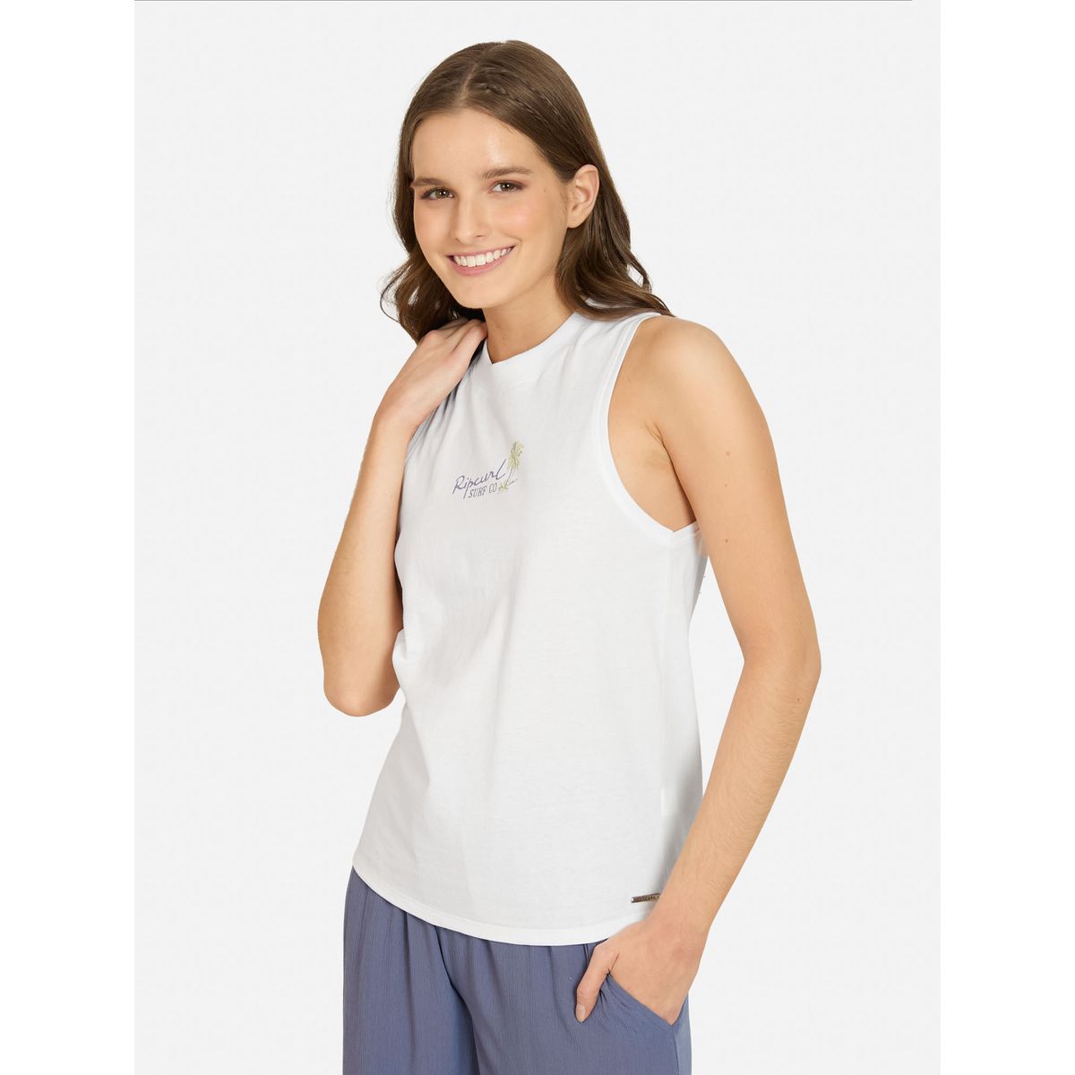 RIP CURL - Polera MC Waterzone Blanco Mujer Rip Curl - Blanco