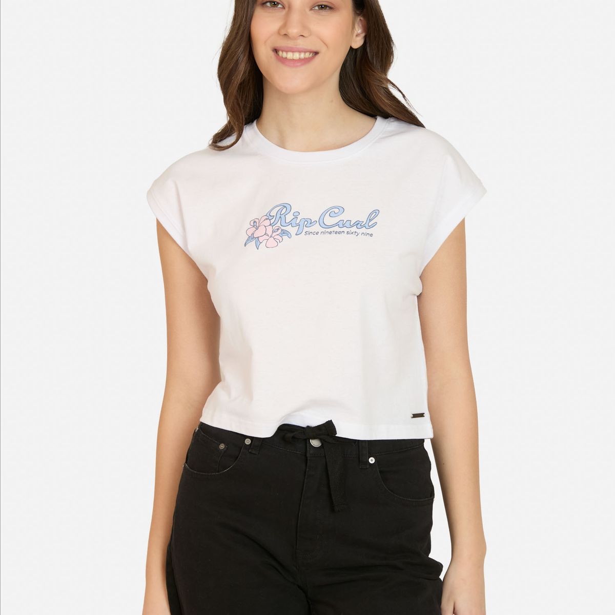 RIP CURL - Polera MC Aquazone Blanco Mujer Rip Curl - Blanco