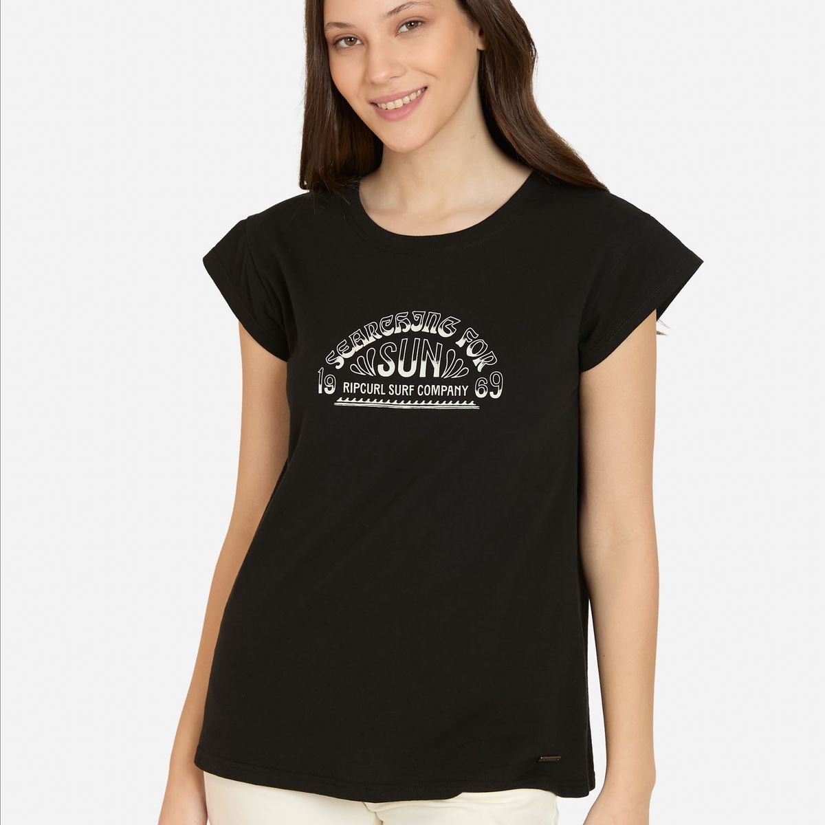 RIP CURL - Polera MC Seazone Negro Mujer Rip Curl - Negro