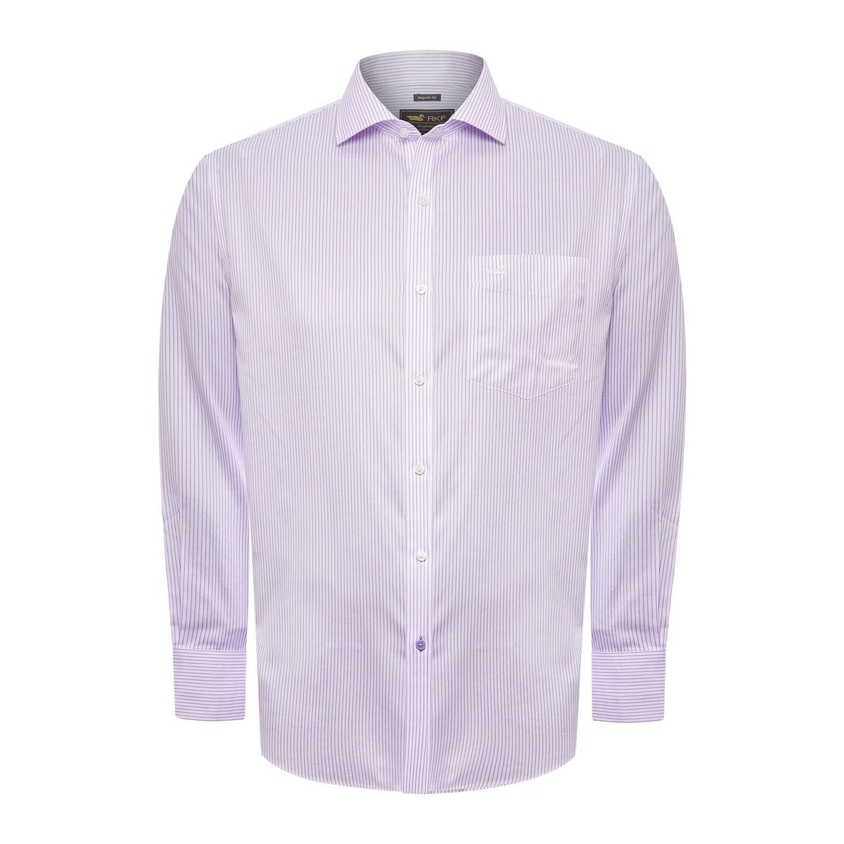 ROCKFORD - Camisa Libre de Arrugas Algodón Lila Hombre ROCKFORD