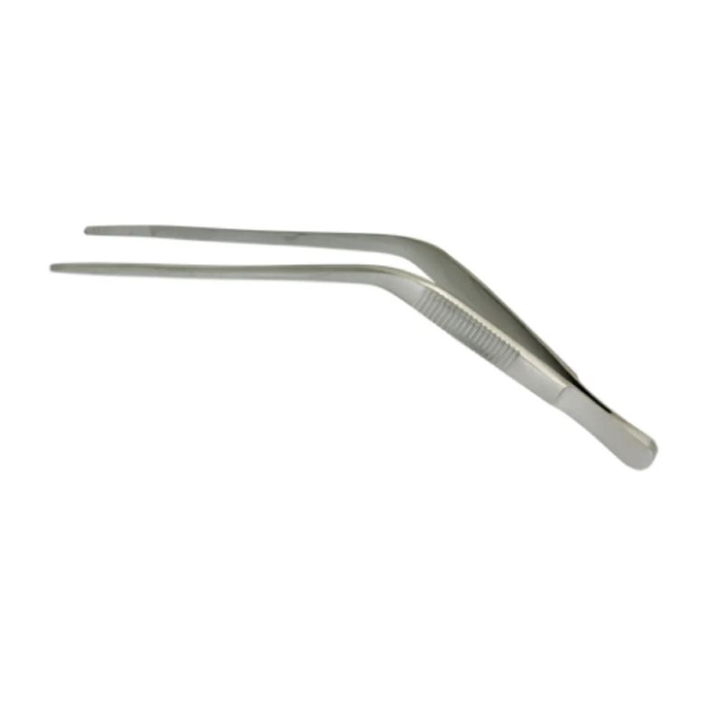 GENERICO - Pinza Diseccion Acodada De 16 Cm Acero Inoxidable