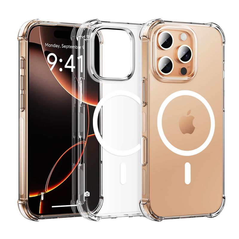 CELLBOX - Carcasa Antigolpe con Magsafe para iPhone 16 Pro Max - Transparente