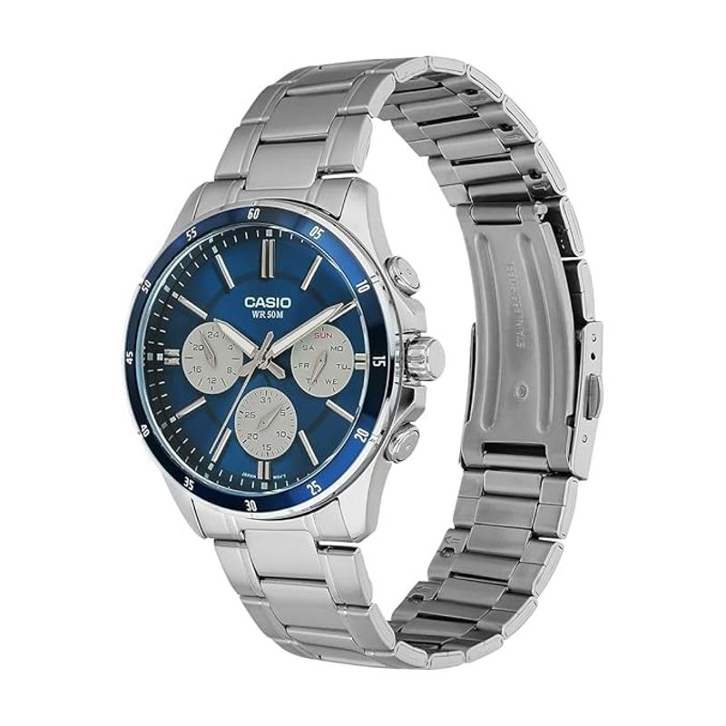 CASIO - RELOJ CASIO MTP1374D-2A3V HOMBRE ANALOGO METAL MULTICALENDARIO