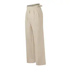 ROCKFORD - Pantalón Lino Orgánico Mujer Ava Beige