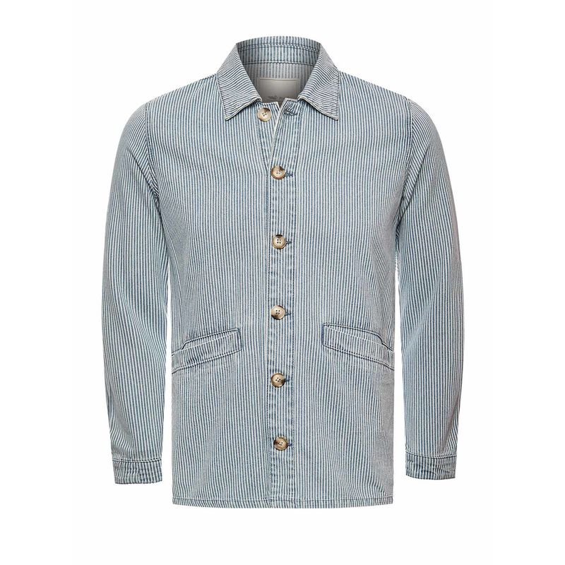 ROCKFORD - Chaqueta Algodón Mujer Zanzibar Azul ROCKFORD