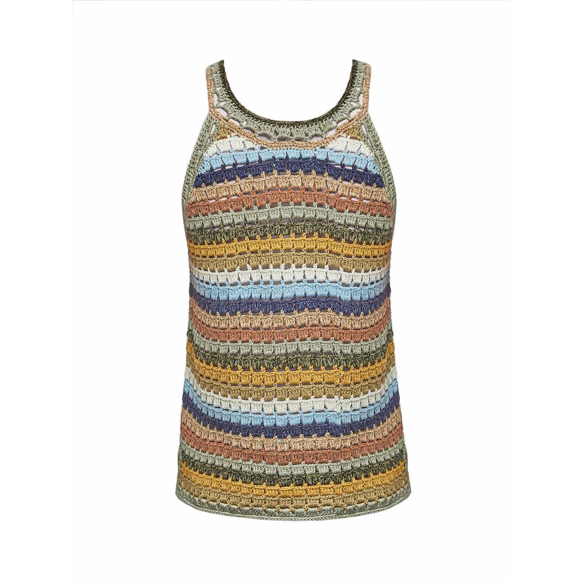 ROCKFORD - Polera Algodón Orgánico Mujer Mar Verde ROCKFORD