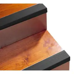 DVP - Nariz De Grada Escalera 37x37mm 3mts Negro
