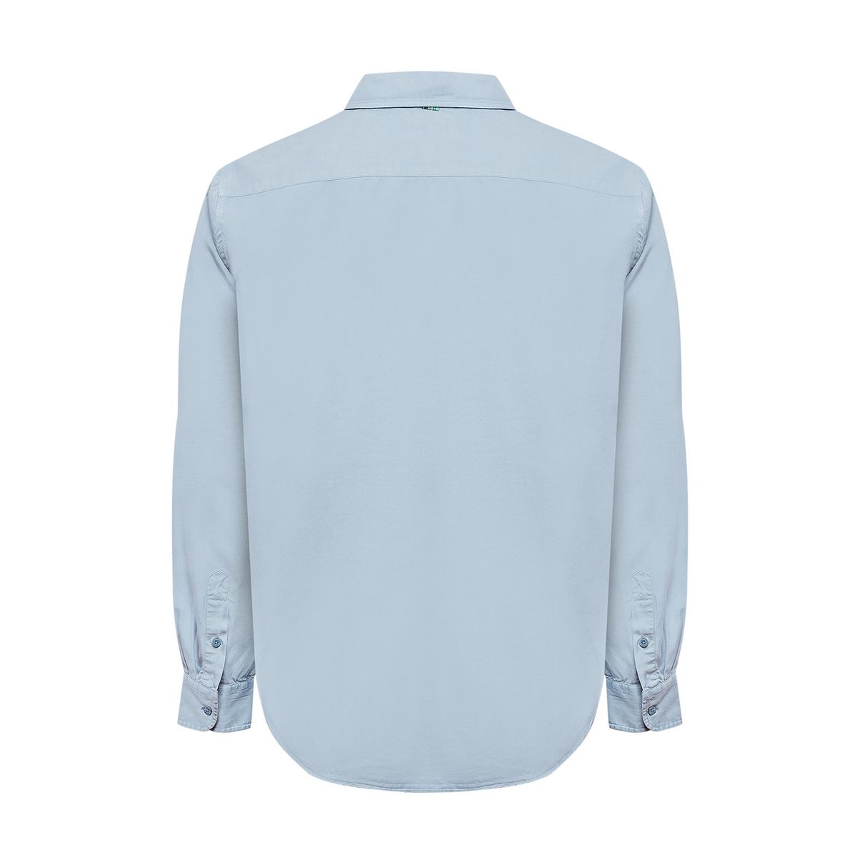 ROCKFORD - Camisa Tencel Hombre Tencelhalf Azul ROCKFORD