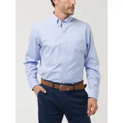ROCKFORD - Camisa Algodón Hombre Farifax Azul