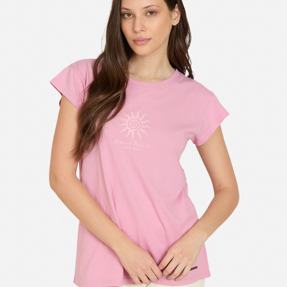 RIP CURL - Polera MC Tidecrest Rosado Mujer Rip Curl - Rosa