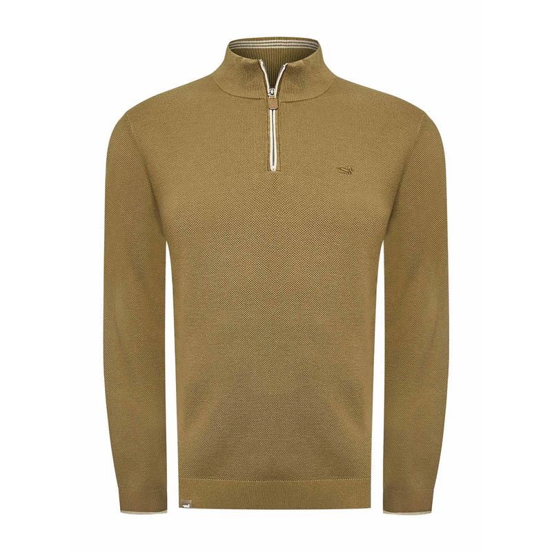 ROCKFORD - Sweater Algodón Orgánico Hombre Bilbao Verde ROCKFORD