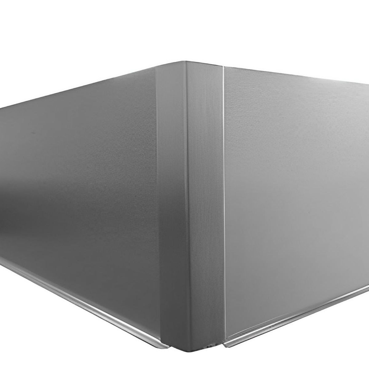 DVP - Zócalo De Pvc 150mm Aluminio 3 Mts Dvp Color Plateado