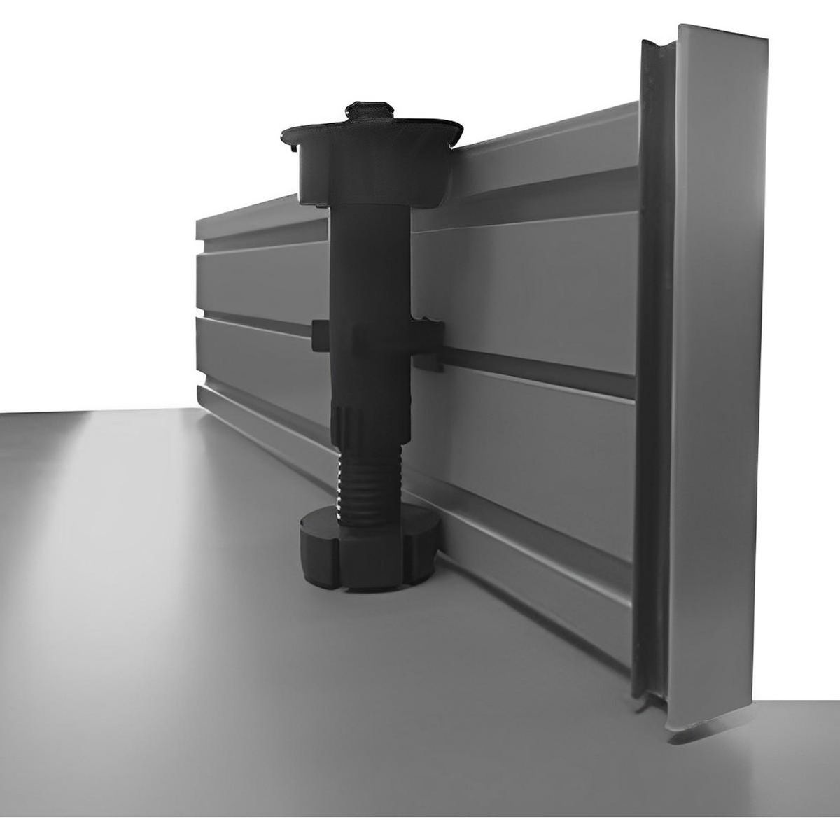 DVP - Zócalo De Pvc 150mm Aluminio 3 Mts Dvp Color Plateado