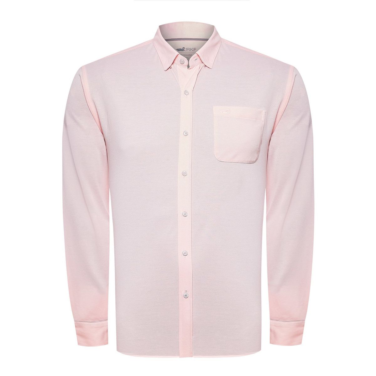 ROCKFORD - Camisa Algodón Supima® Hombre Jersey Rosado ROCKFORD