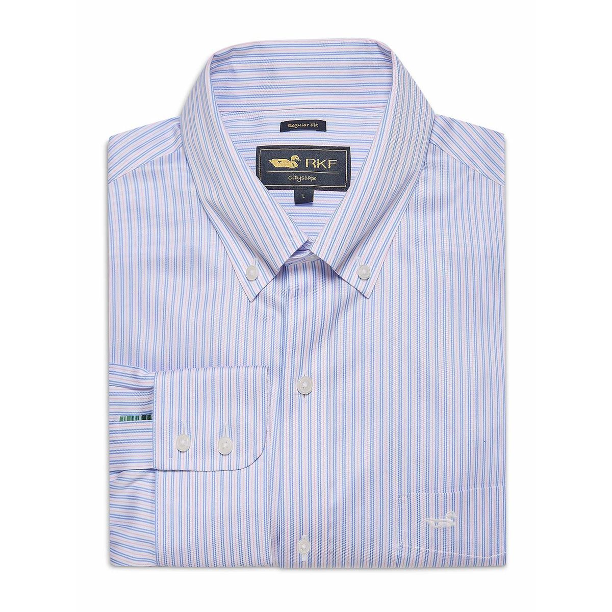 ROCKFORD - Camisa Libre de Arrugas Blanco Hombre Algodón ROCKFORD